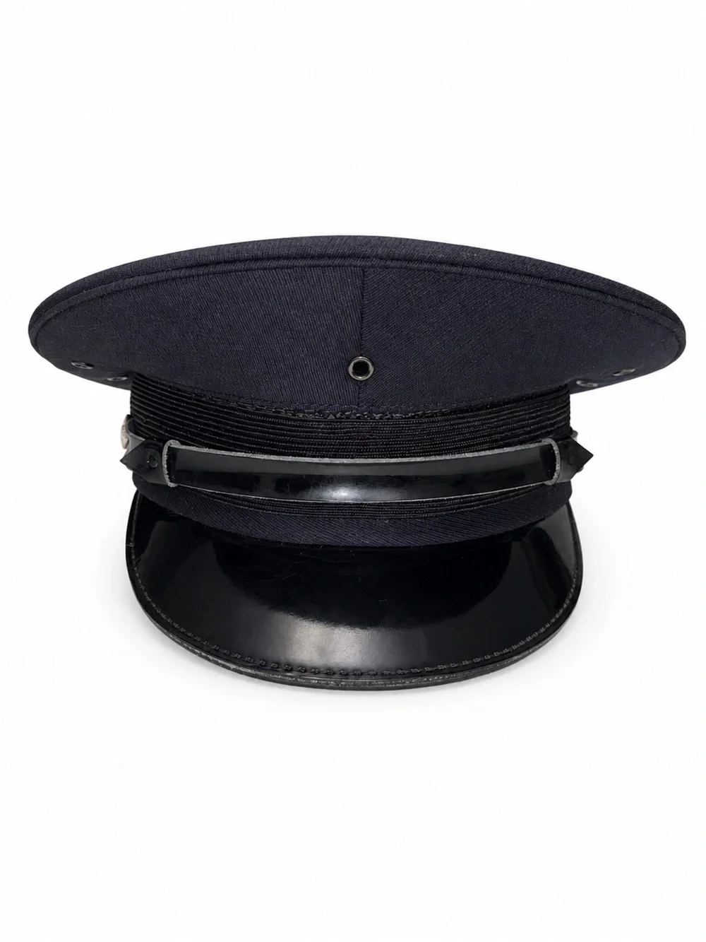 Vintage 1960s Lancaster Fire Department FD Uniform Peaked Cap Wool Dress Hat